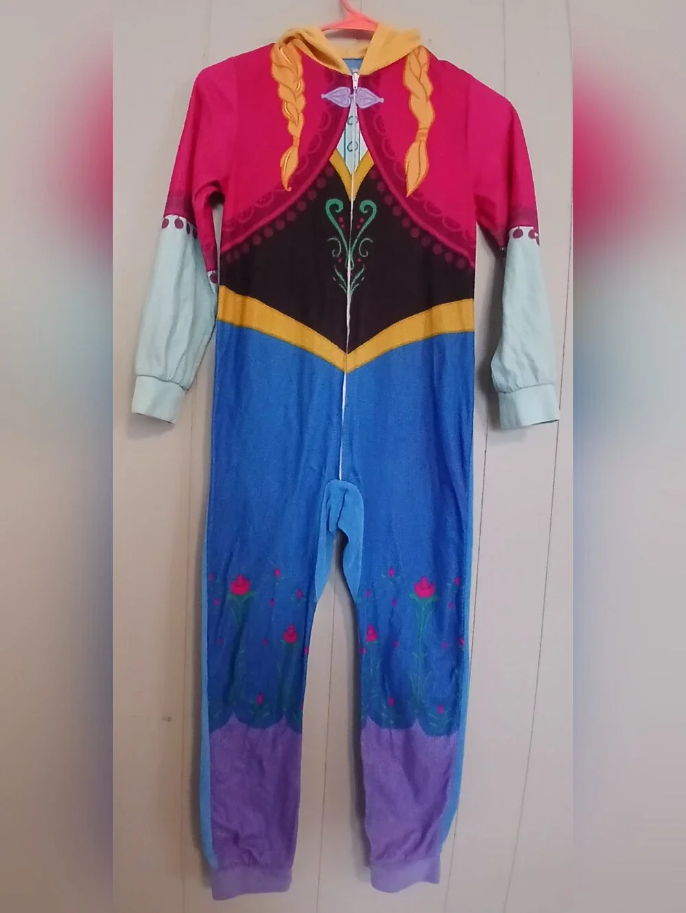 Disney Frozen Anna Girls Size 10 Pajama